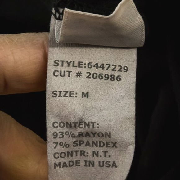 Cut Loose Size Medium M Black Draped Open Front Long Artsy Cardigan Sweater - Picture 5 of 6